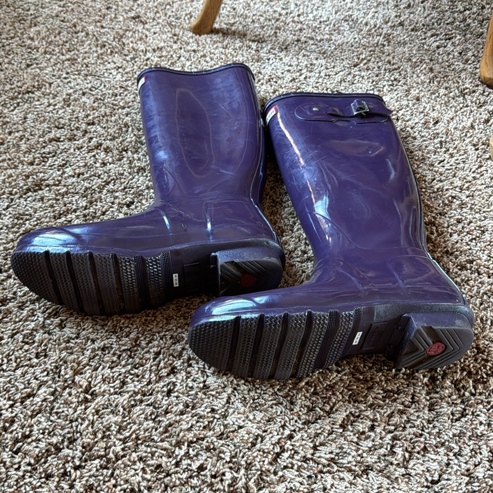 Hunter Purple Rain Boots - Picture 3 of 5